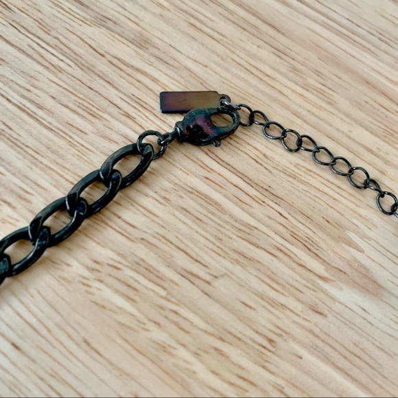 | baublebar • vintage edgy black statement necklace | - Picture 8 of 9